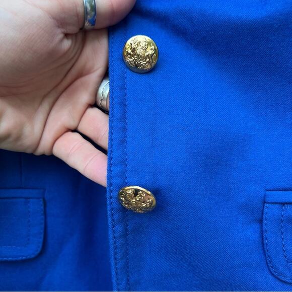 J.Crew schoolboy two button blazer blue SIZE 0 - Picture 5 of 10